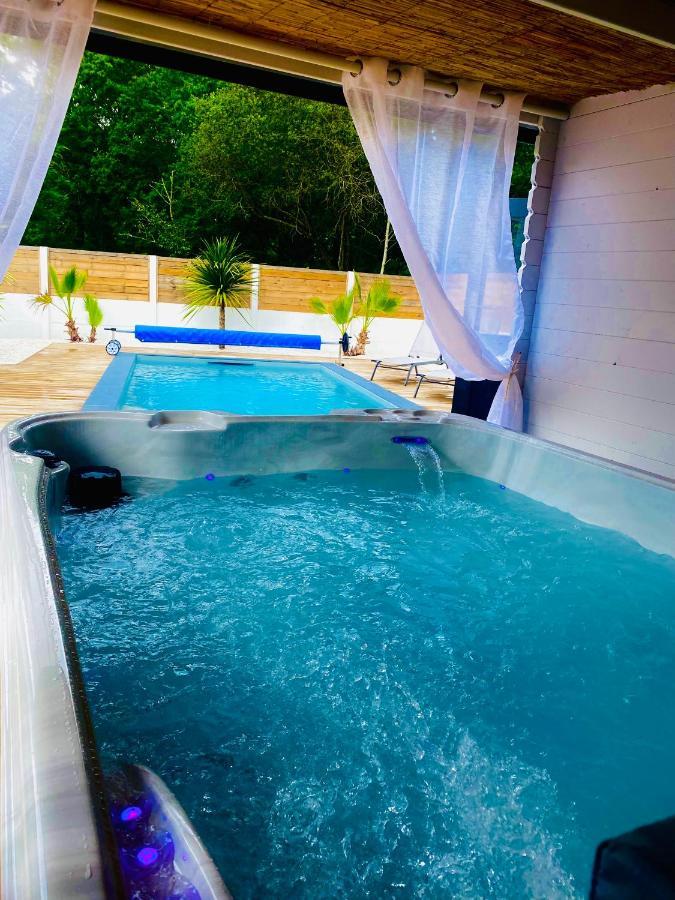 Maison A Biscarrosse Avec Piscine Et Jacuzzi Exterior foto